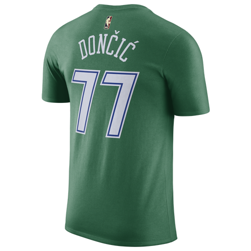 Nike Mens Nike NBA Name & Number T-Shirt - Mens Green/White/Blue Size S