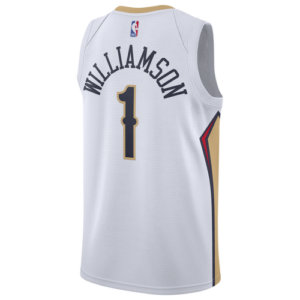 Nike Mens Nike NBA Swingman Jersey - Mens White/Club Gold Size XL