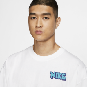 Nike Mens Nike NRG SAN T-Shirt - Mens White/Teal Size S