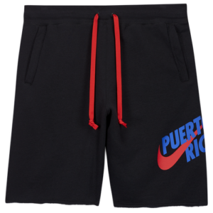 Nike Mens Nike NSW Alumni City Shorts - Mens Black/Red Size L