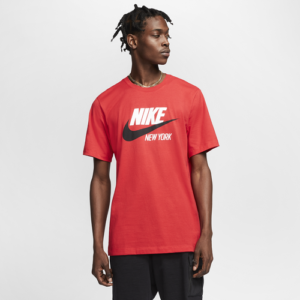 Nike Mens Nike NSW City T-Shirt - Mens Red/Black/White Size S