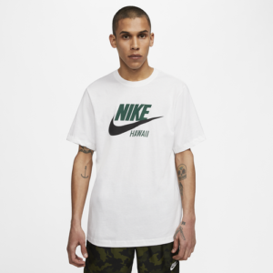 Nike Mens Nike NSW City T-Shirt - Mens White/Black/Green Size XL