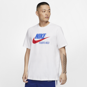 Nike Mens Nike NSW City T-Shirt - Mens White/Red/Blue Size S