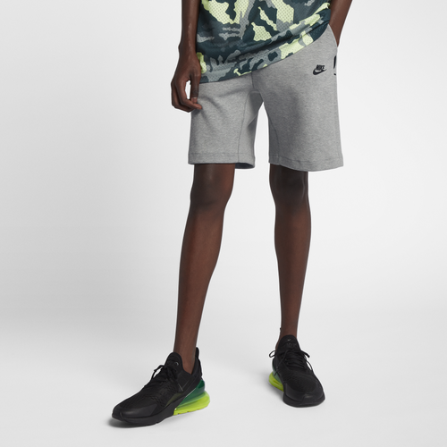 Nike Mens Nike NSW Tech Fleece Shorts - Mens Dark Grey Heather/Dark Grey/Black Size XXL