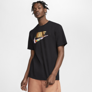 Nike Mens Nike Preheat T-Shirt - Mens Black/Gold Size XXL