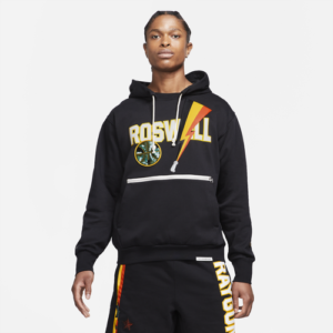 Nike Mens Nike Rayguns Premium Hoodie - Mens Black/Yellow Size L