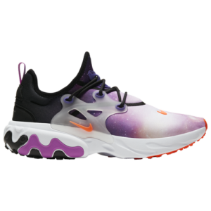 Nike Mens Nike React Presto - Mens Shoes Black/Total Orange/Court Purple Size 08.0