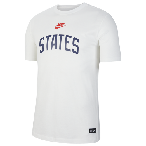 Nike Mens Nike States USA T-Shirt - Mens White/Blue Size XXL