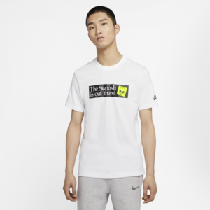 Nike Mens Nike Swoosh T-Shirt - Mens White/Black Size L