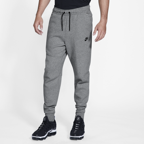 Nike Mens Nike Tech Fleece Jogger - Mens Dark Grey Heather/Black Size S