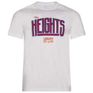 Nike Mens Nike The Heights Short Sleeve T-Shirt - Mens White/Red Size XL