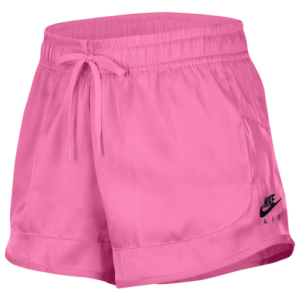 Nike Womens Nike Air Sheen Short - Womens Pink Glow/Black Size XS