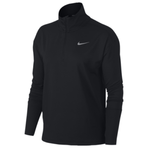 Nike Womens Nike Element 1/2 Zip Top - Womens Black Size XS