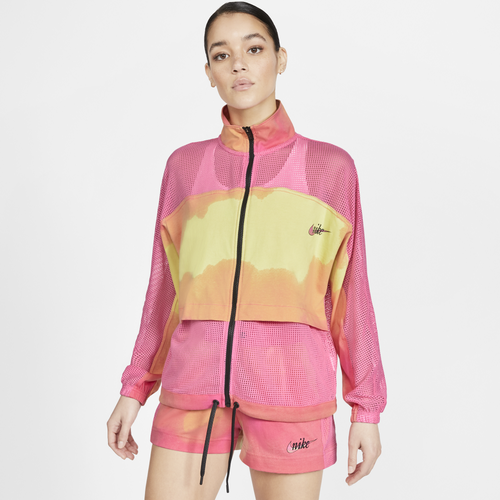 Nike Womens Nike Mesh Watermelon Jacket - Womens Pinksicle Size L