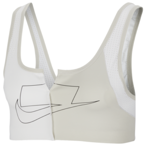 Nike Womens Nike NSW Collection Bra - Womens White/Light Bone/Black Size XS