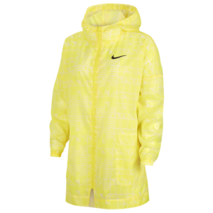 Nike Womens Nike NSW Indio Woven Jacket AOP - Womens Lemon Venom/Black/White Size XS