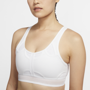 Nike Womens Nike Nike Swoosh Ultrabreathe Bra - Womens White Size L