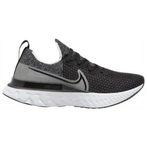 Nike Womens Nike React Infinity Run Flyknit - Womens Running Shoes Black/White Size 11.0