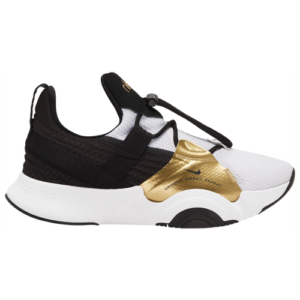 Nike Womens Nike Superrep Groove - Womens Training Shoes White/Black/Metallic Gold Coin Size 06.5