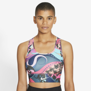 Nike Womens Nike Swoosh Bra - Womens Blue/Pink Size XL