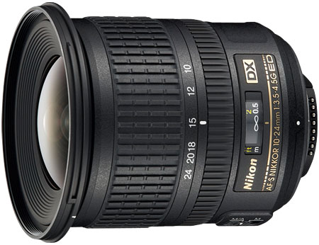 Nikon AF-S DX NIKKOR 10-24mm f/3.5-4.5G ED Camera Lens