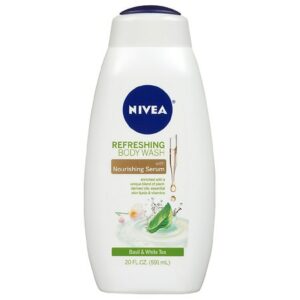 Nivea Refreshing Basil and White Tea Body Wash with Nourishing Serum - 20.0 fl oz
