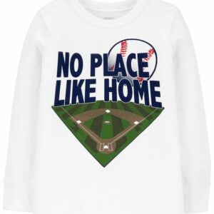 No Place Like Home Baseball Jersey Tee