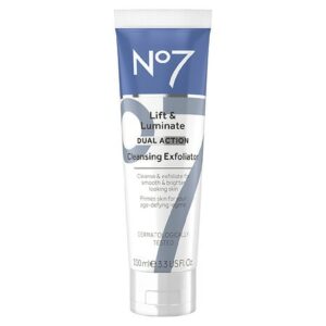 No7 Lift & Luminate Dual Action Cleansing Exfoliator - 3.3 fl oz