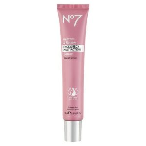 No7 Restore & Renew Face & Neck Multi Action Serum - 1.69 fl oz
