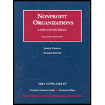 Nonprofit Organizations Cases and Materials - 2005 Supplement