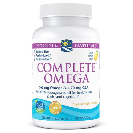 Nordic Naturals Complete Omega Dietary Supplement Lemon - 60.0 ea