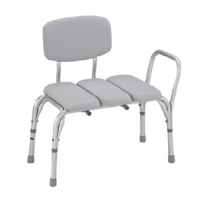 Nova Padded Transfer Bench with Back - 1.0 Each