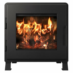 Nova Wood Stove, Satin Black