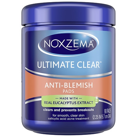 Noxzema Ultimate Clear Anti-Blemish Face Pads Anti Blemish - 90.0 ea