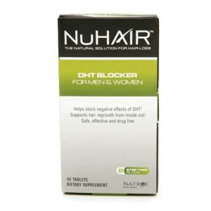 NuHair DHT Blocker Dietary Supplement Tablets for Men & Women - 42.0 tablets