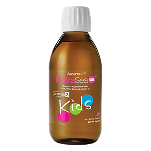NutraSea Omega-3 Fish Oil for Kid's with GLA + Vitamin D - Berry (6.7 Fluid Ounces)