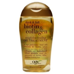 OGX Thick + Full Biotin & Collagen Weightless Healing Oil - 3.3 fl oz