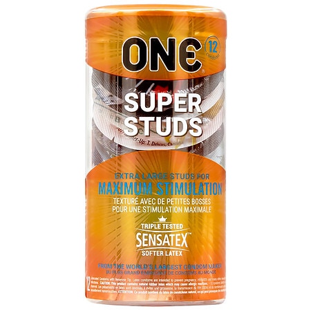 ONE Super Studs Condoms - 12.0 ea