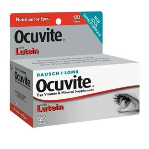 Ocuvite Vitamin and Mineral Supplement with Lutein Tablets - 120.0 ea
