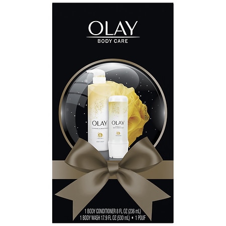 Olay Holiday Pack Premium Regimen with Pouf 2020 - 1.0 ea