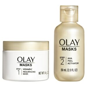 Olay Masks Vitamin C Mask + AHA Resurfacing Peel - 1.0 ea