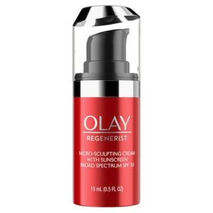 Olay Regenerist Micro-Sculpting Cream Face Moisturizer with SPF 30, Trial Size - 0.5 oz