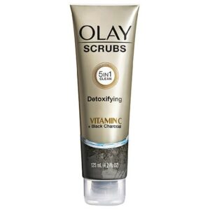 Olay Scrubs Detoxifying Vitamin C + Black Charcoal Facial Cleanser - 4.2 fl oz