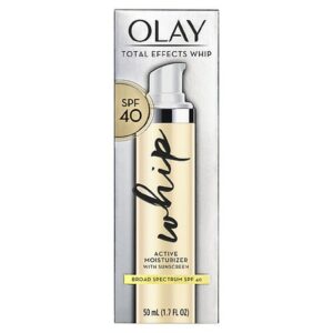Olay Total Effects Whip Face Moisturizer with Sunscreen SPF 40 - 1.7 fl oz