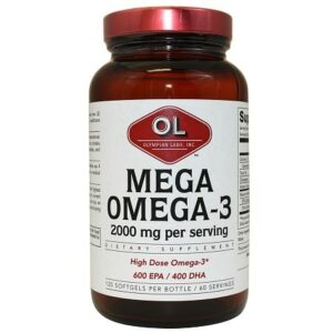 Olympian Labs Mega Omega-3 Fish Oils 2000mg - 120.0 ea