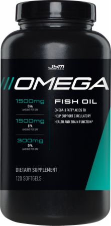 Omega JYM Omega-3 Fish Oil 120 Softgels - Fish Oil Omega-3 JYM Supplement Science