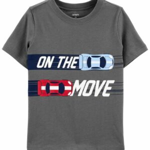 On The Move Race Car Jersey Tee