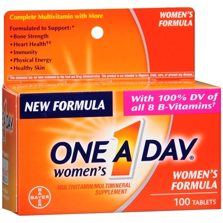 One A Day Women's Multivitamin/Multimineral Supplement Tablets - 100.0 ea