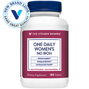 One Daily Women's Iron Free Multivitamin & Multimineral with Vitamin D3 (180 Tablets)