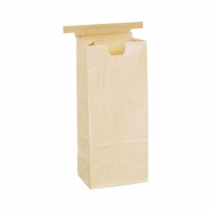 One Pound Coffee Bags with Tin Ties - TAN KRAFT, 100 Count Box